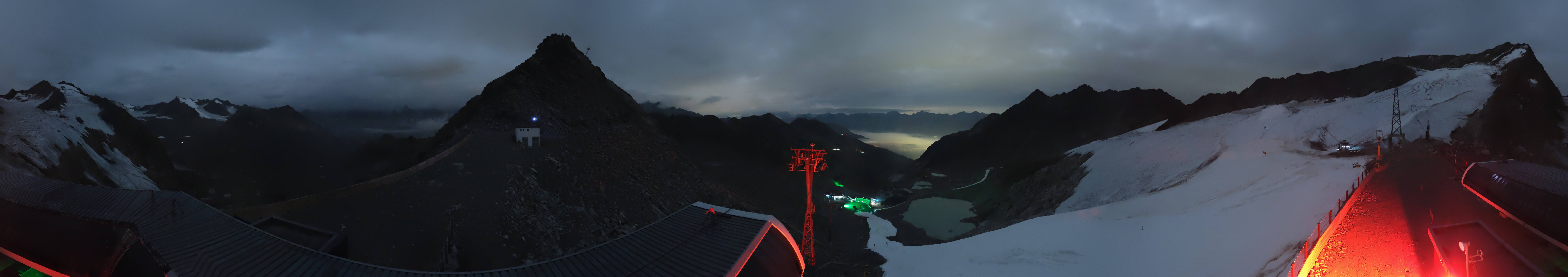Archived image Webcam Rettenbach Glacier Sölden