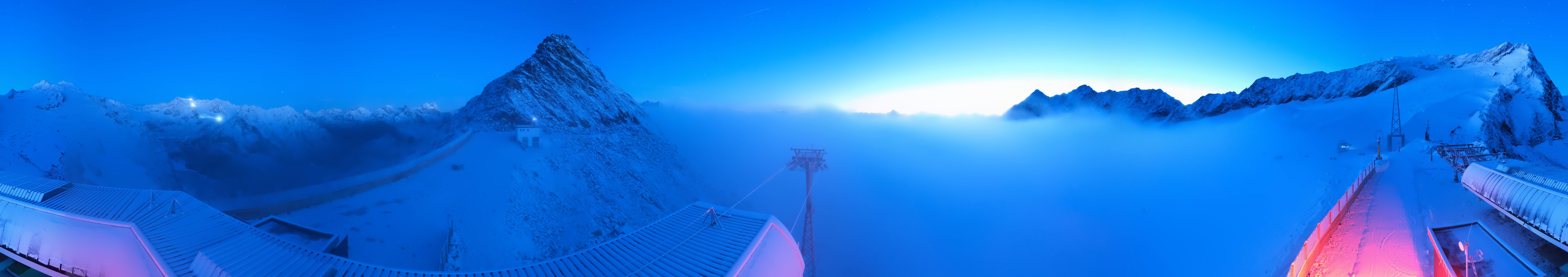 Archived image Webcam Rettenbach Glacier Sölden