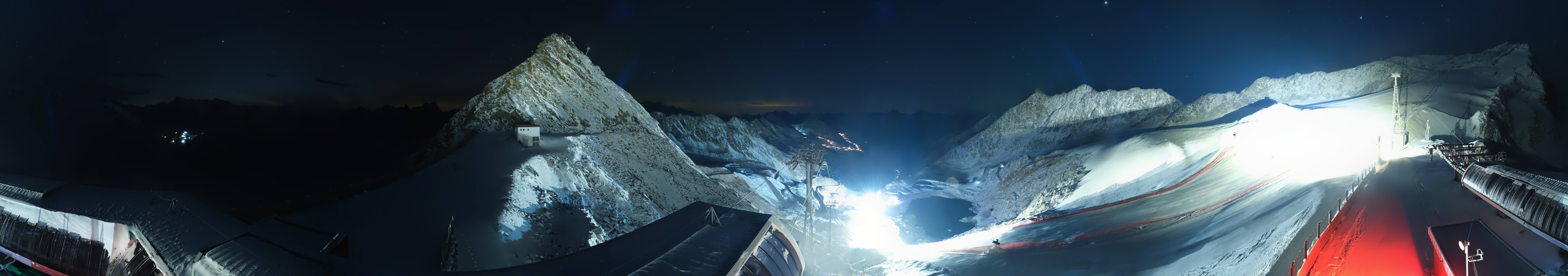 Archived image Webcam Rettenbach Glacier Sölden