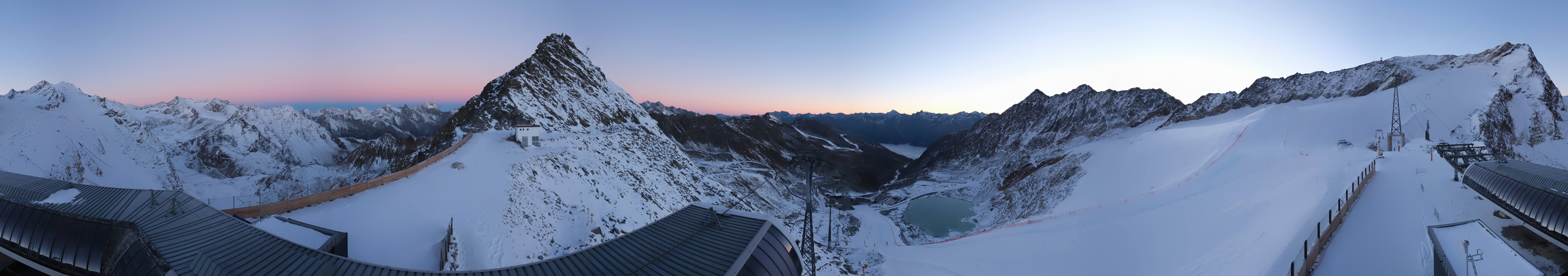 Archived image Webcam Rettenbach Glacier Sölden