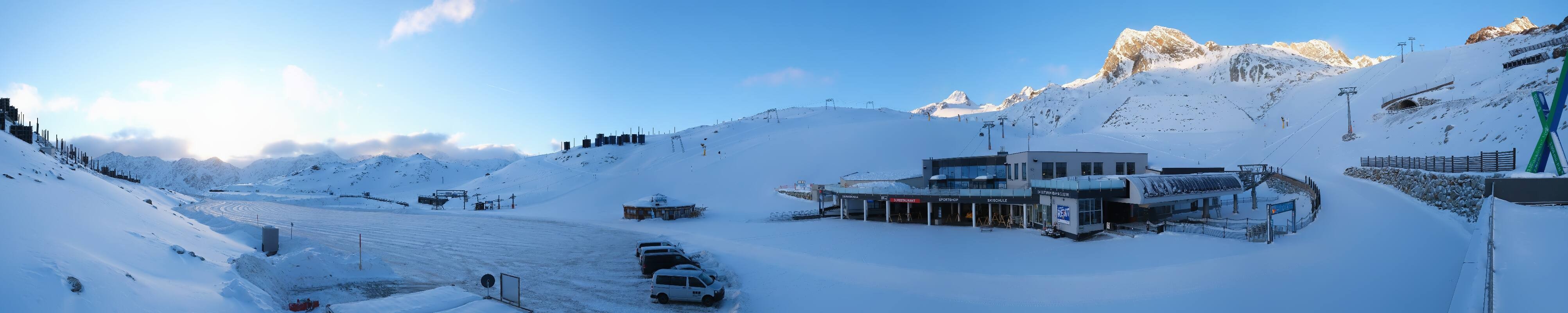 Archiv Foto Webcam Tiefenbachgletscher Ötztal
