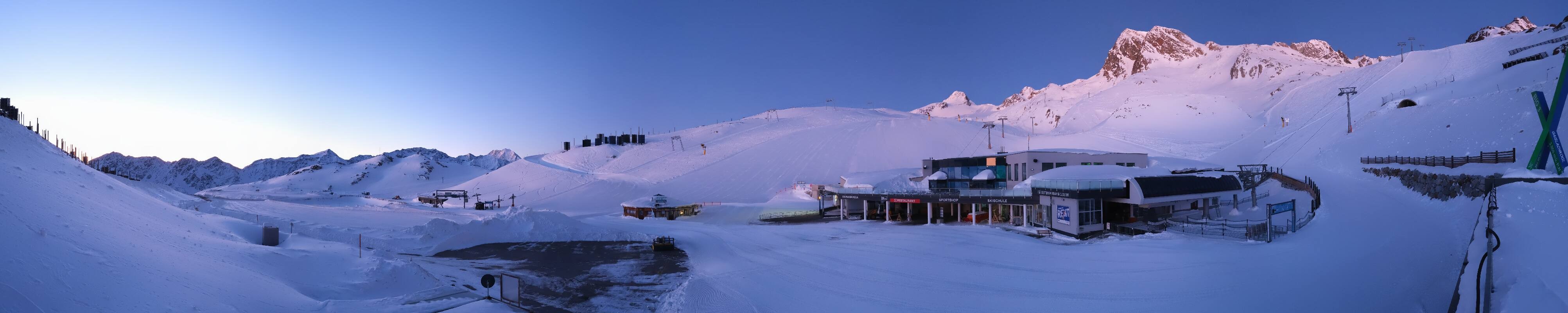 Archiv Foto Webcam Tiefenbachgletscher Ötztal