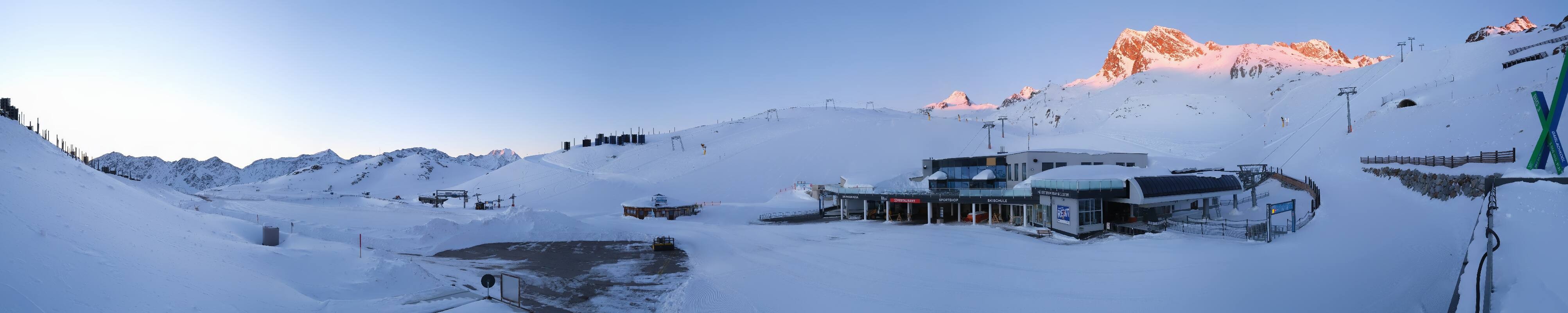Archiv Foto Webcam Tiefenbachgletscher Ötztal