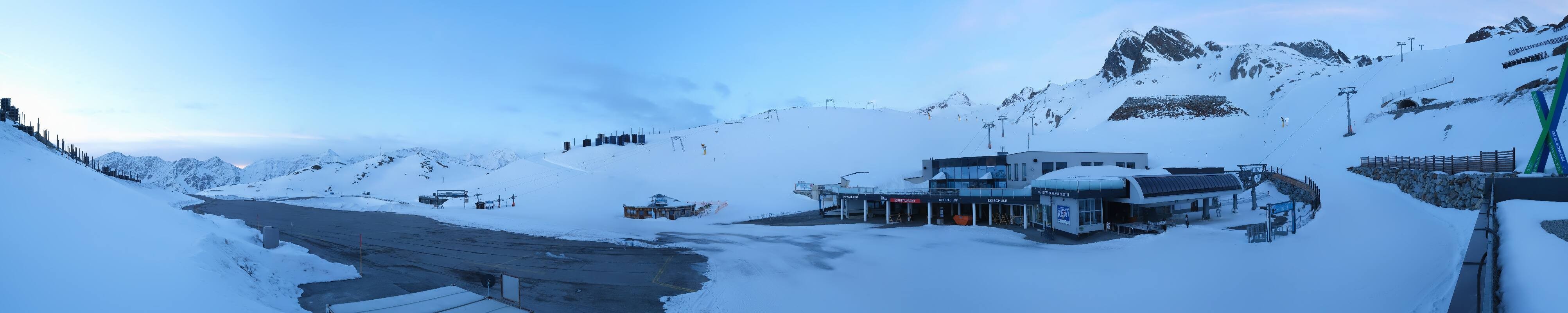 Archiv Foto Webcam Tiefenbachgletscher Ötztal