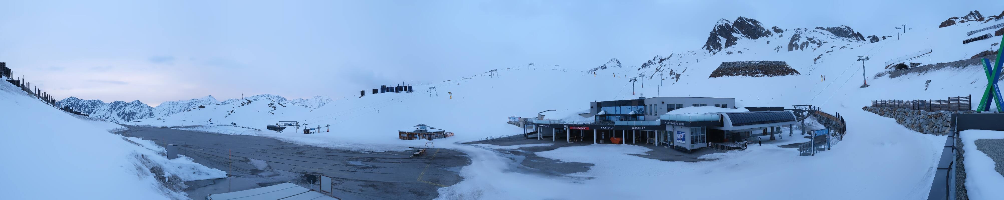 Archiv Foto Webcam Tiefenbachgletscher Ötztal