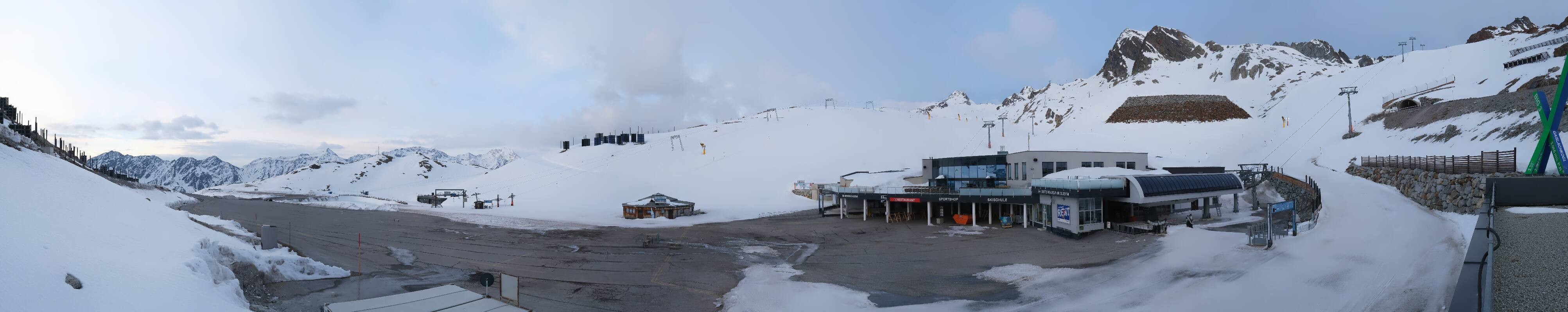 Archiv Foto Webcam Tiefenbachgletscher Ötztal