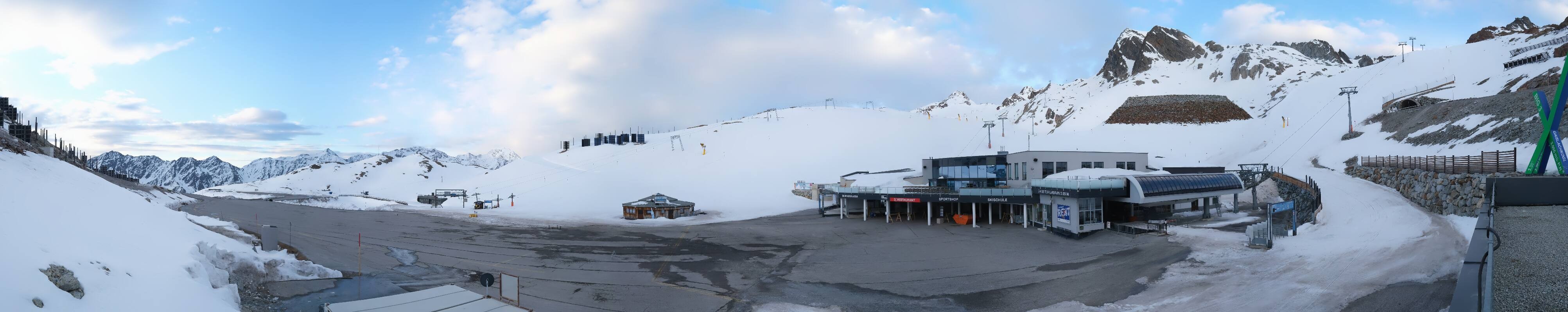 Archiv Foto Webcam Tiefenbachgletscher Ötztal