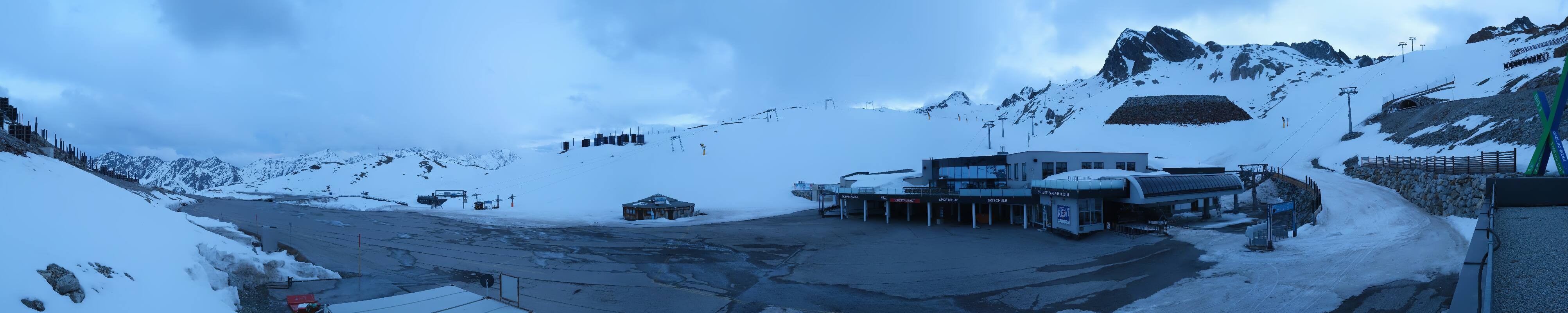 Archiv Foto Webcam Tiefenbachgletscher Ötztal