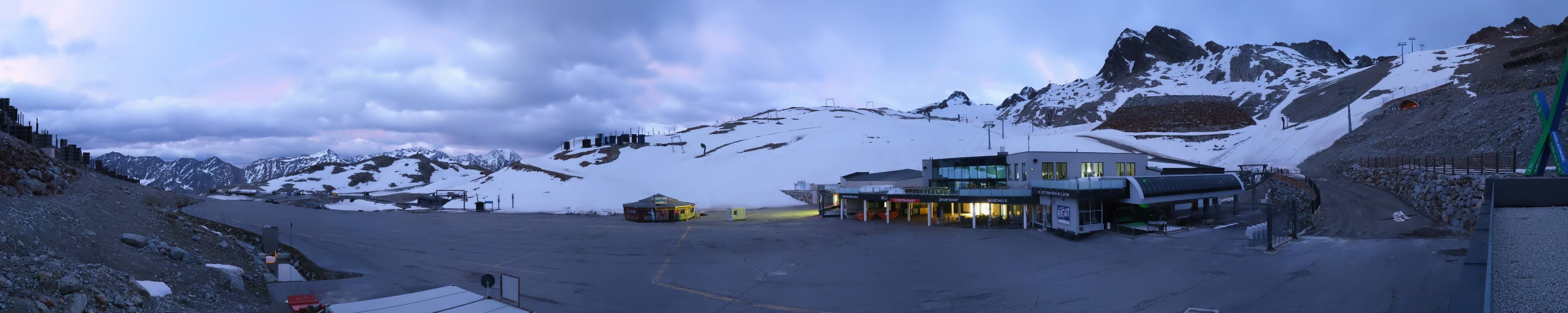Archiv Foto Webcam Tiefenbachgletscher Ötztal