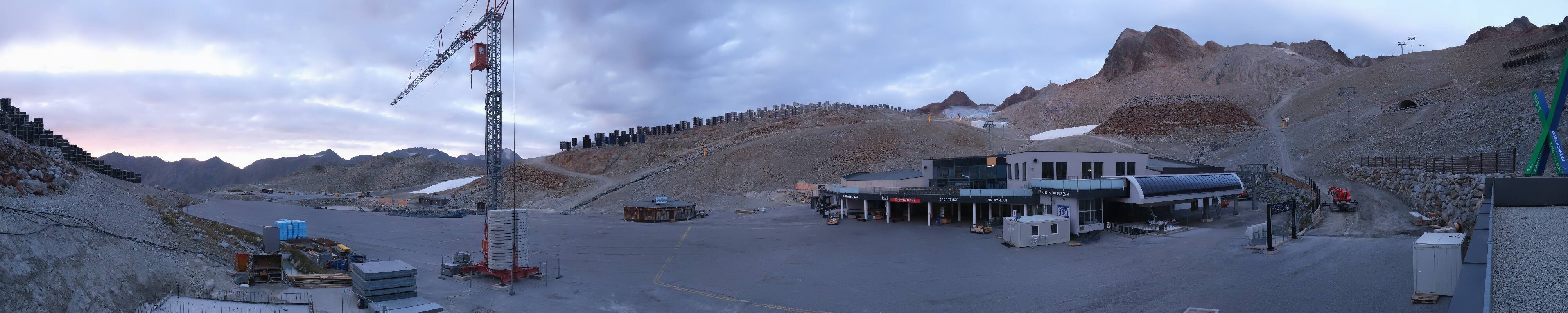 Archiv Foto Webcam Tiefenbachgletscher Ötztal