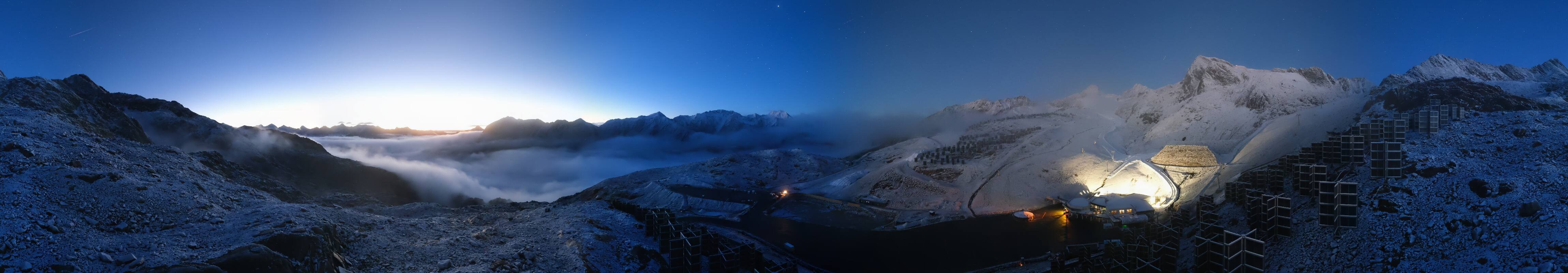 Archiv Foto Webcam Tiefenbachgletscher Ötztal