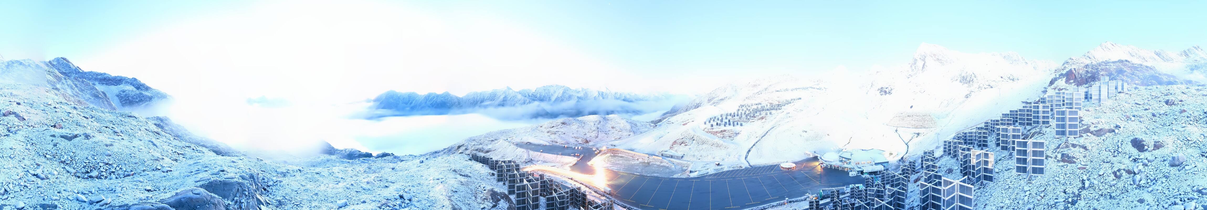 Archiv Foto Webcam Tiefenbachgletscher Ötztal