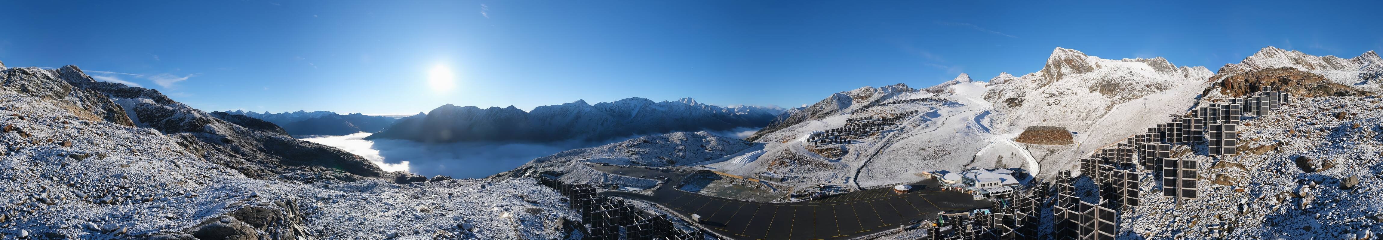 Archiv Foto Webcam Tiefenbachgletscher Ötztal