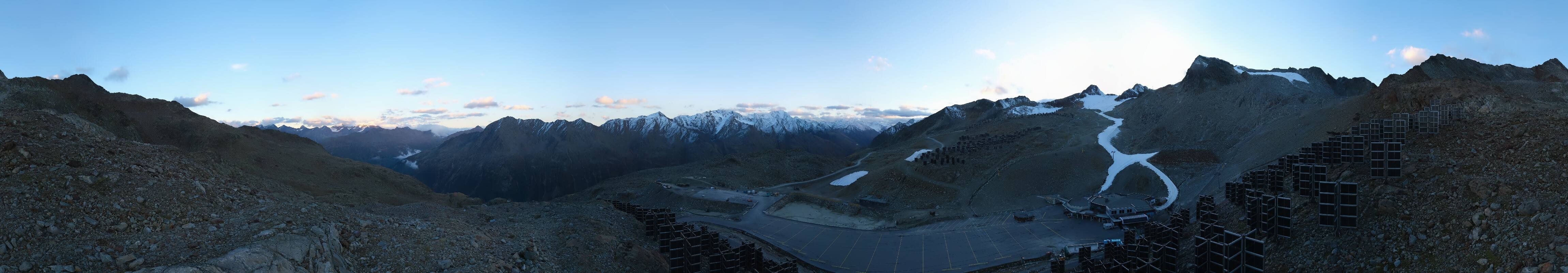 Archiv Foto Webcam Tiefenbachgletscher Ötztal