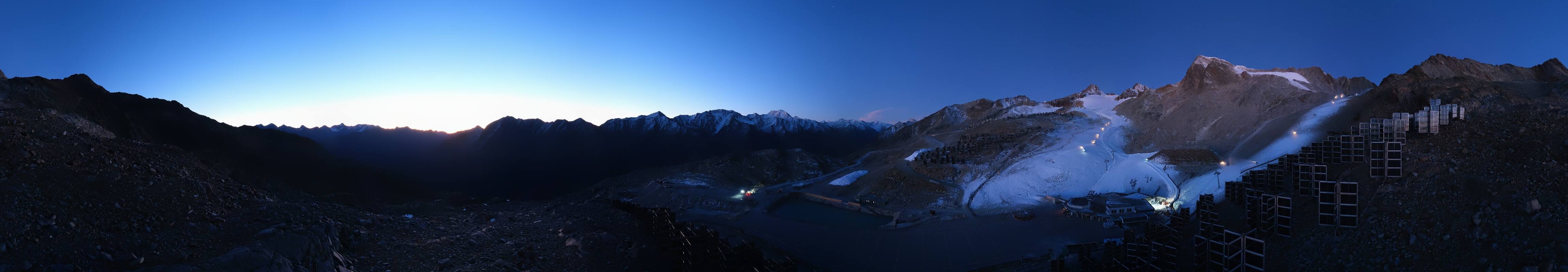 Archiv Foto Webcam Tiefenbachgletscher Ötztal