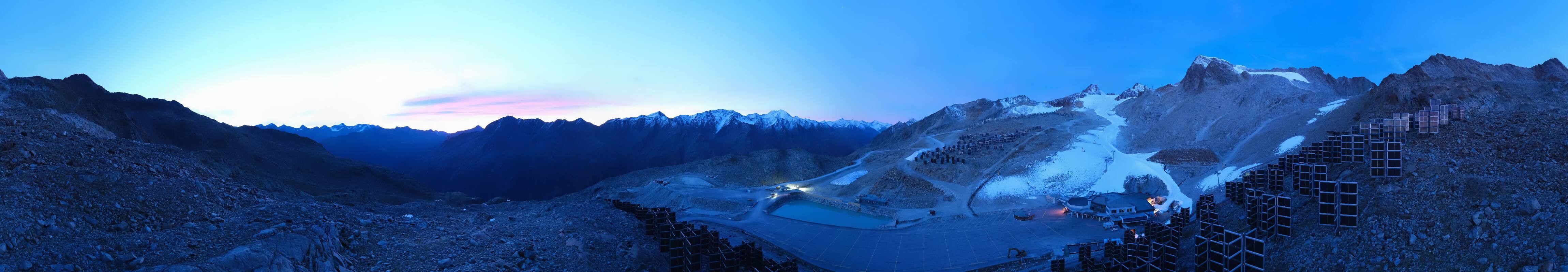 Archiv Foto Webcam Tiefenbachgletscher Ötztal