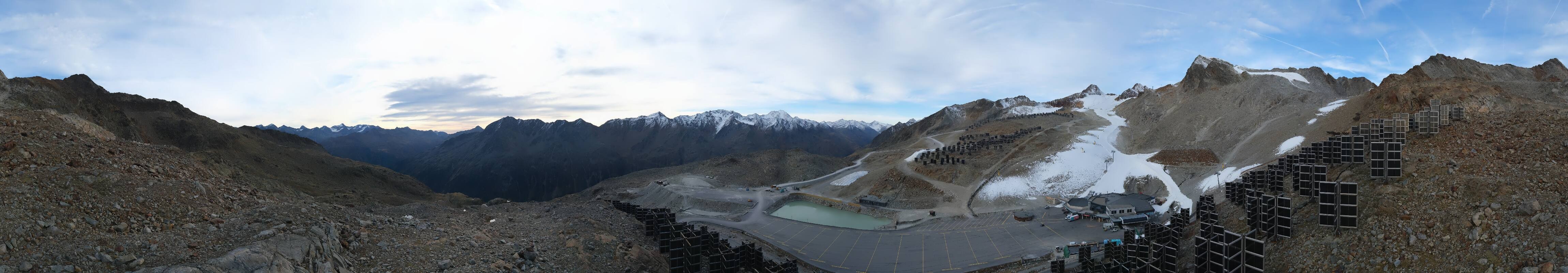 Archiv Foto Webcam Tiefenbachgletscher Ötztal
