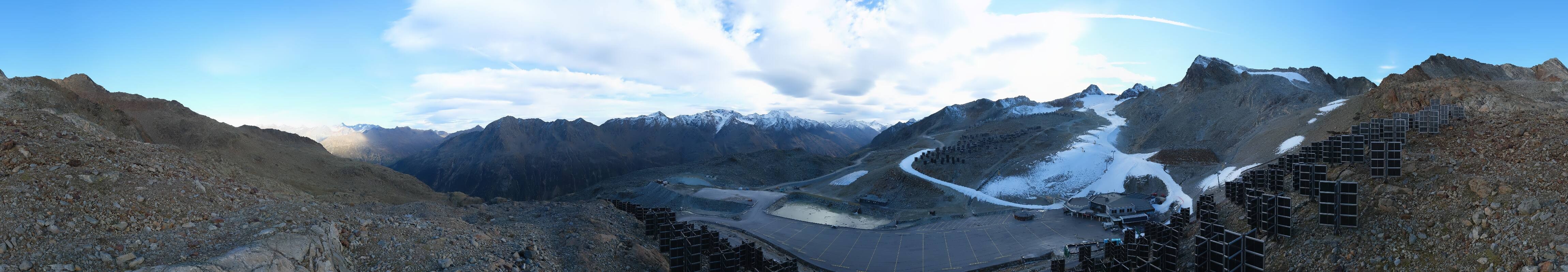 Archiv Foto Webcam Tiefenbachgletscher Ötztal