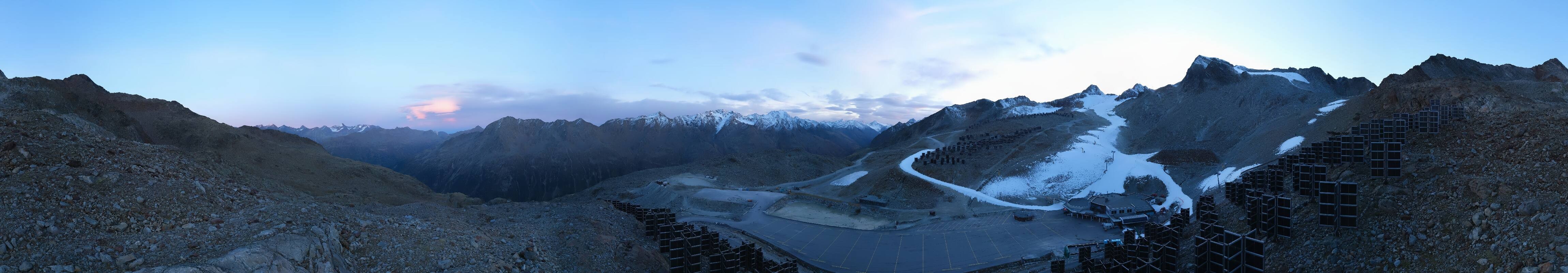 Archiv Foto Webcam Tiefenbachgletscher Ötztal