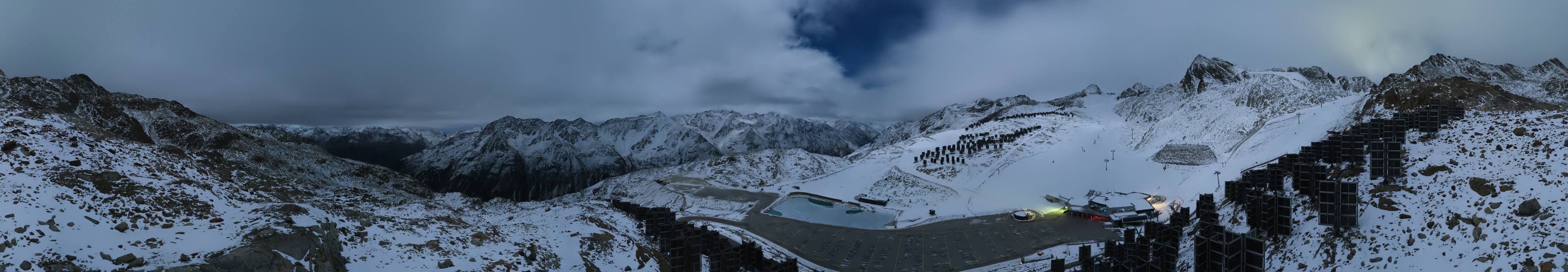 Archiv Foto Webcam Tiefenbachgletscher Ötztal