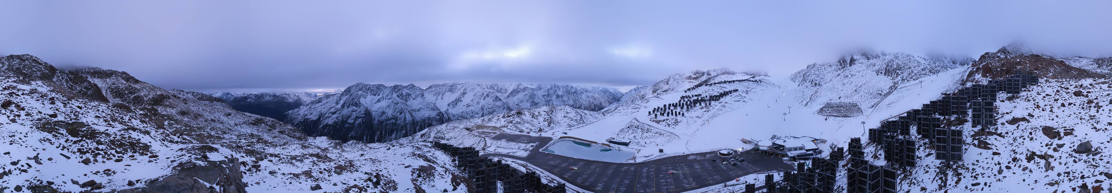 Archiv Foto Webcam Tiefenbachgletscher Ötztal