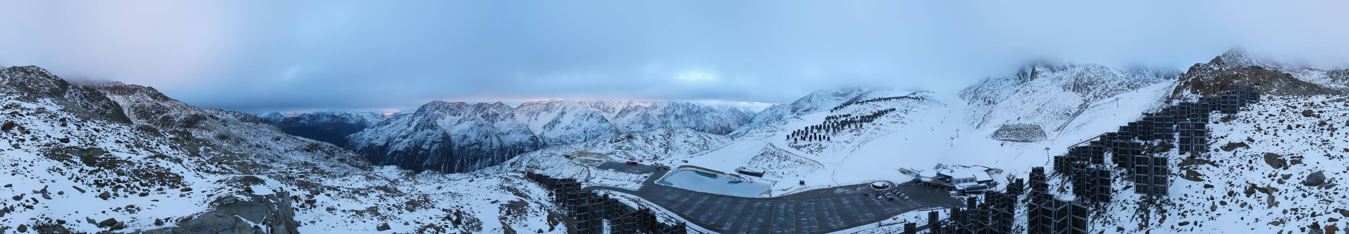 Archiv Foto Webcam Tiefenbachgletscher Ötztal