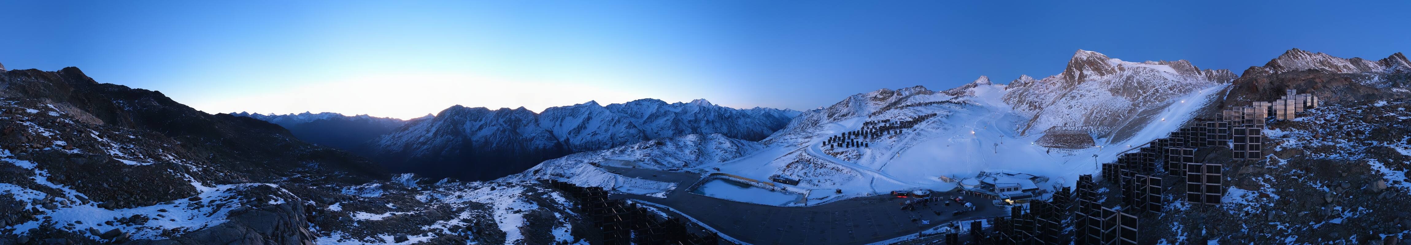 Archiv Foto Webcam Tiefenbachgletscher Ötztal