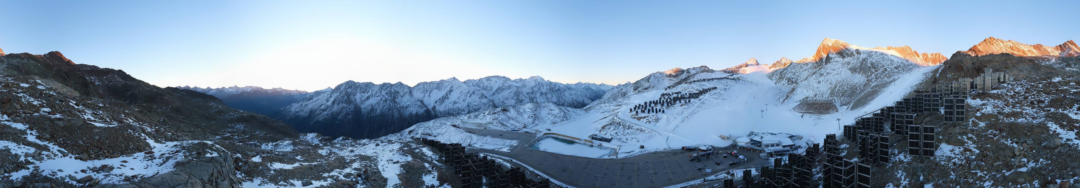 Archiv Foto Webcam Tiefenbachgletscher Ötztal