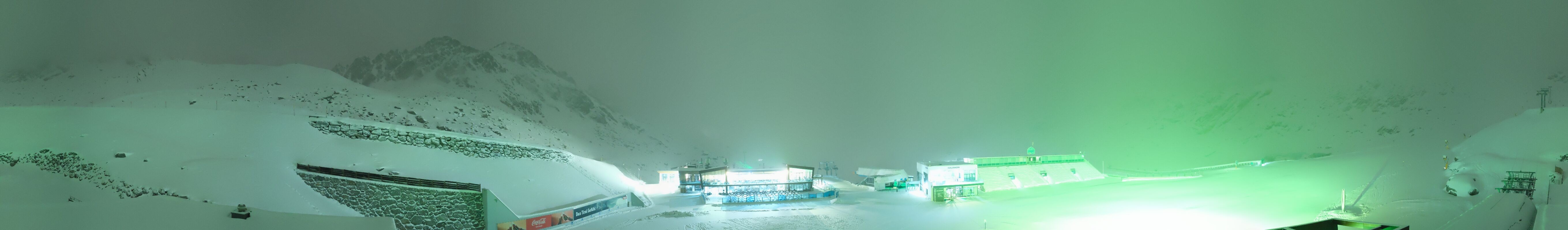 Archiv Foto Webcam Rettenbachgletscher Stadion