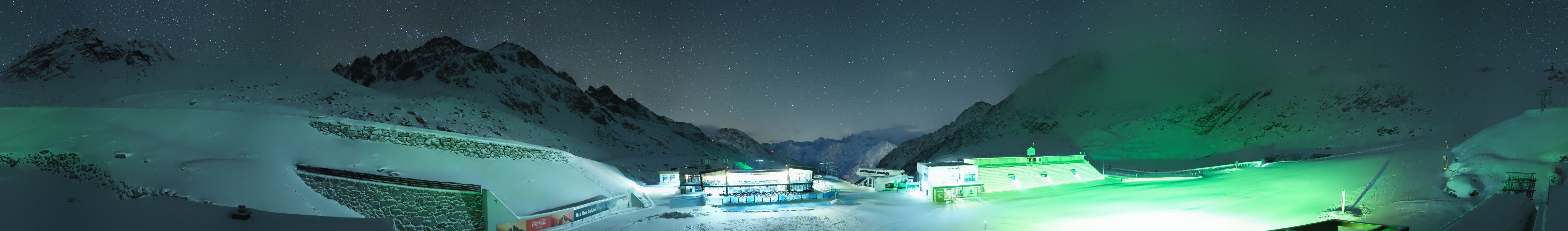 Archiv Foto Webcam Rettenbachgletscher Stadion