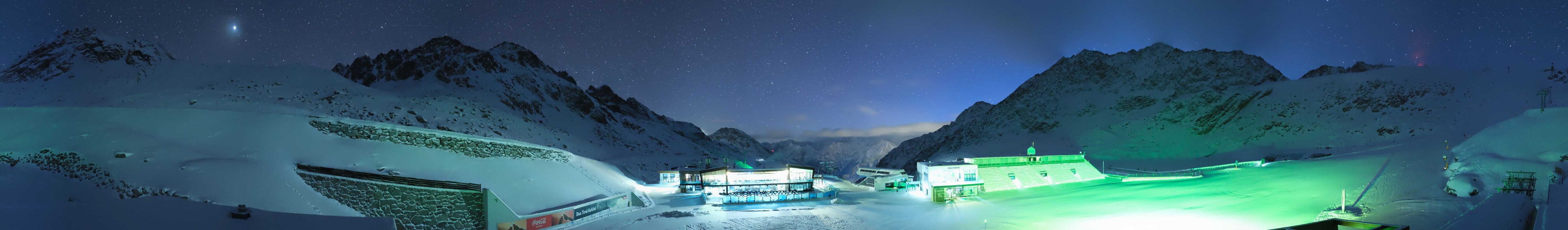 Archiv Foto Webcam Rettenbachgletscher Stadion