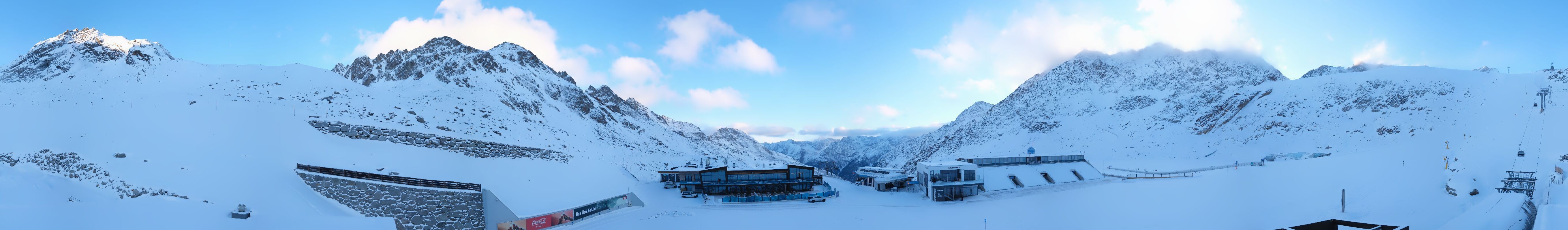 Archiv Foto Webcam Rettenbachgletscher Stadion