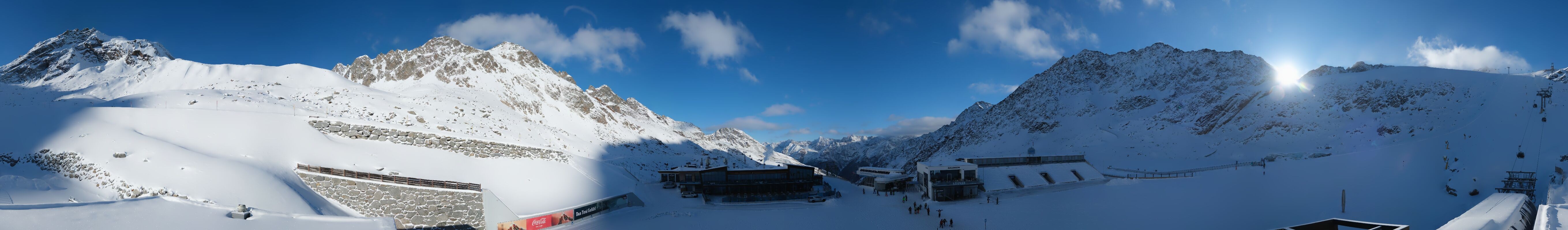 Archiv Foto Webcam Rettenbachgletscher Stadion