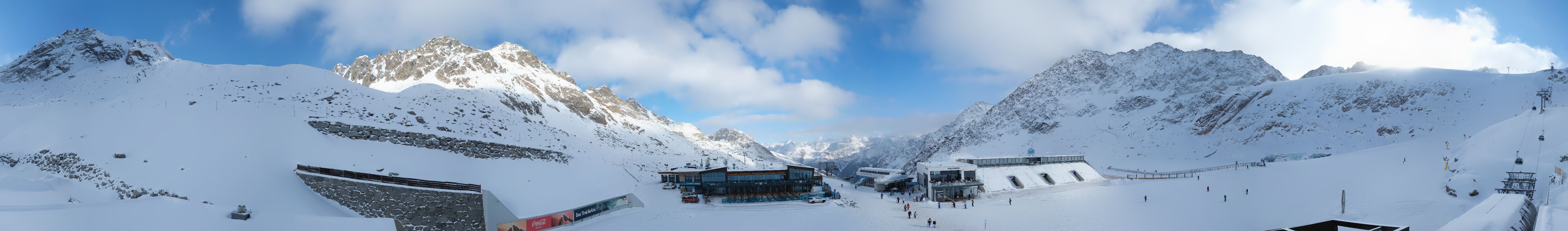 Archiv Foto Webcam Rettenbachgletscher Stadion