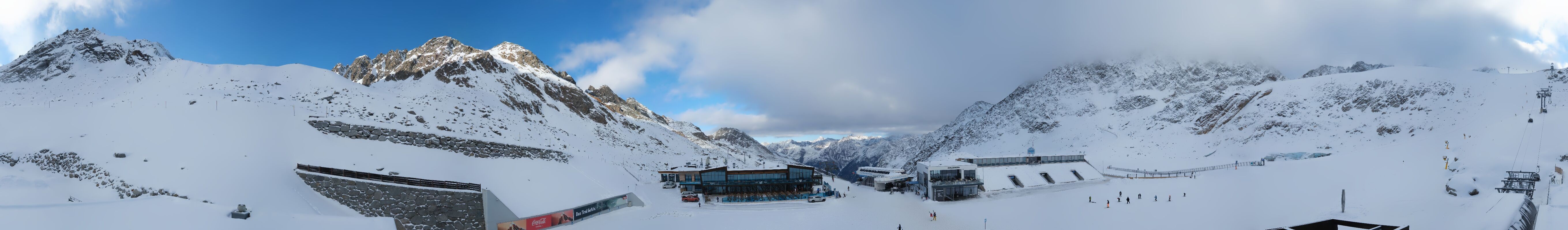 Archiv Foto Webcam Rettenbachgletscher Stadion