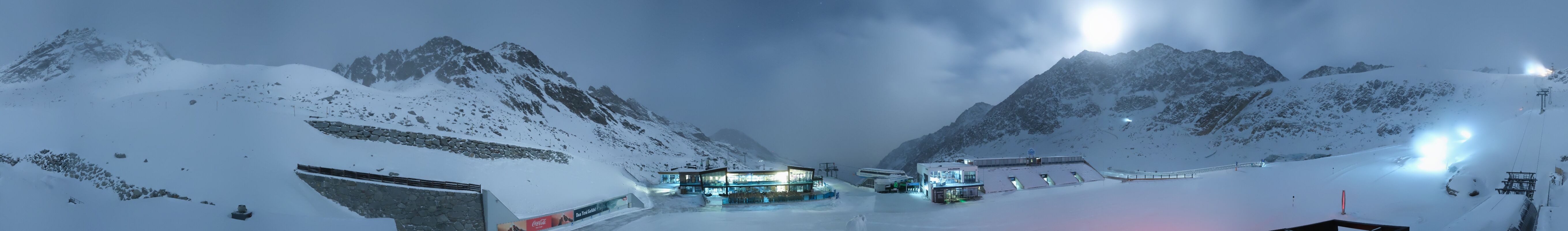 Archiv Foto Webcam Rettenbachgletscher Stadion