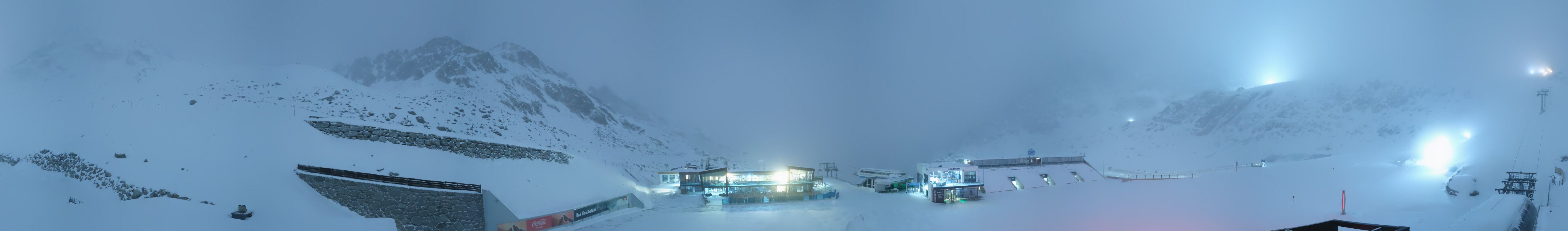 Archiv Foto Webcam Rettenbachgletscher Stadion