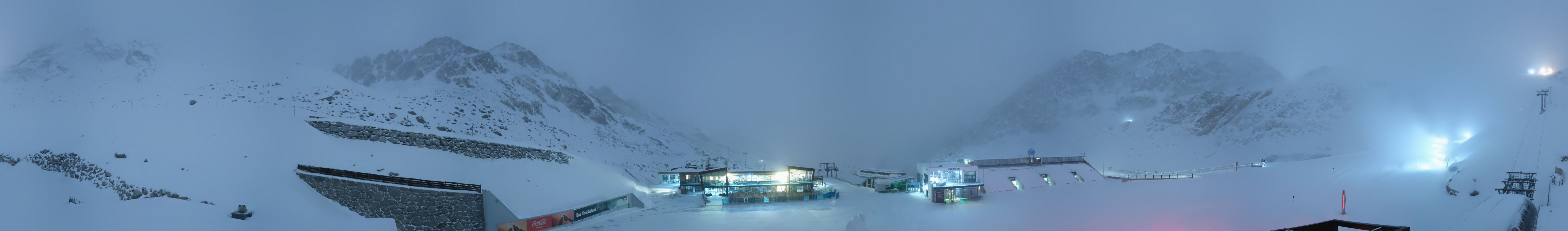 Archiv Foto Webcam Rettenbachgletscher Stadion