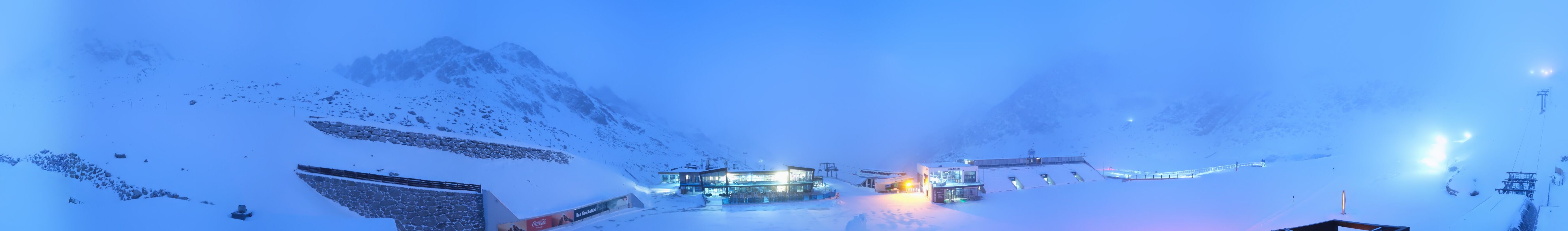 Archiv Foto Webcam Rettenbachgletscher Stadion
