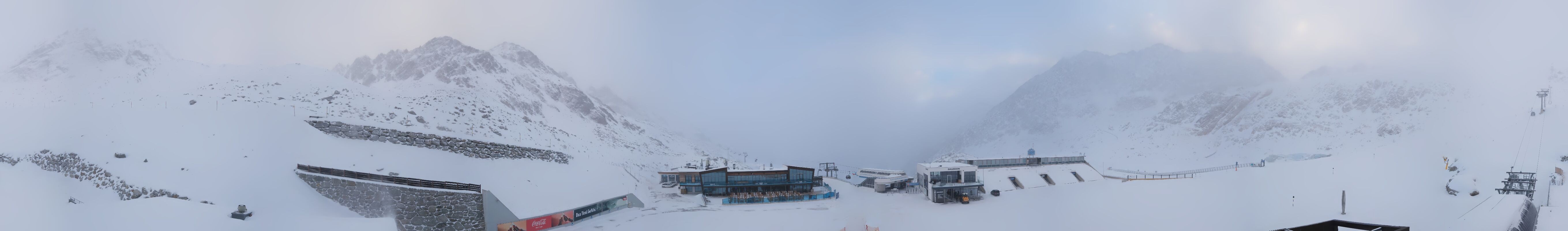 Archiv Foto Webcam Rettenbachgletscher Stadion