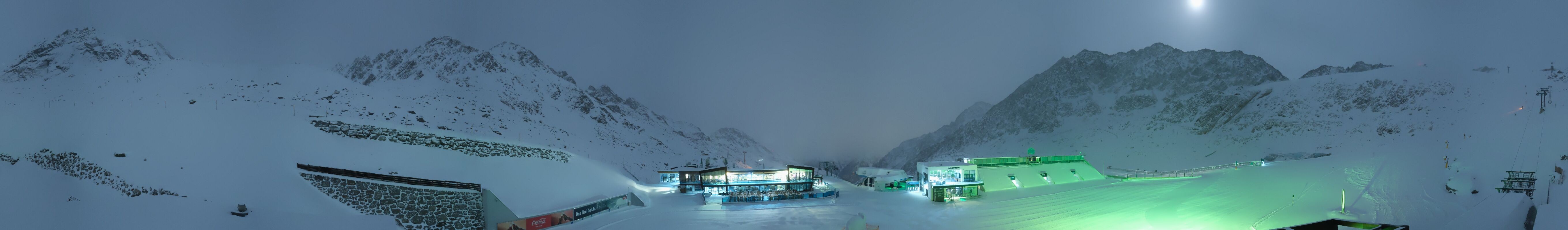 Archiv Foto Webcam Rettenbachgletscher Stadion