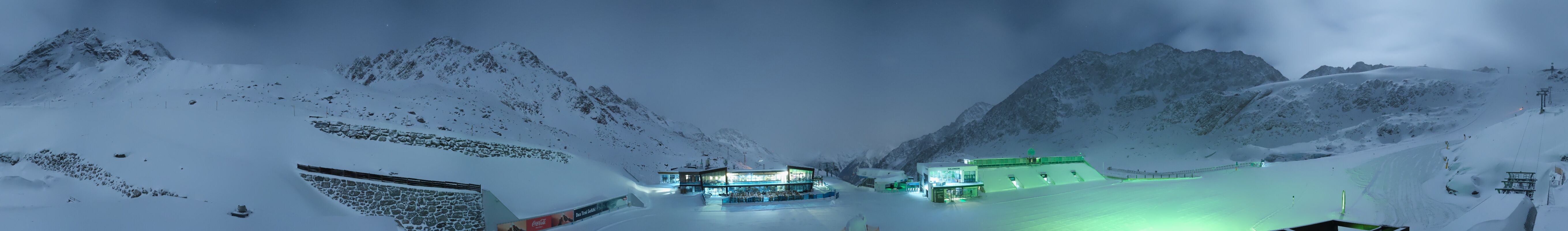 Archiv Foto Webcam Rettenbachgletscher Stadion