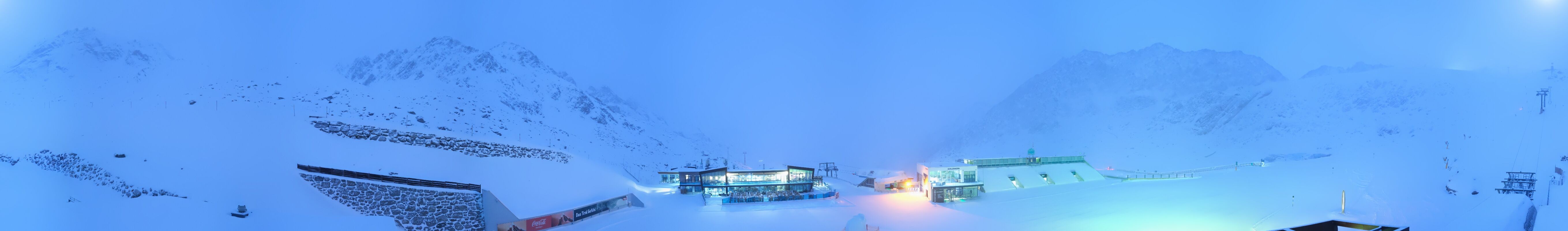 Archiv Foto Webcam Rettenbachgletscher Stadion
