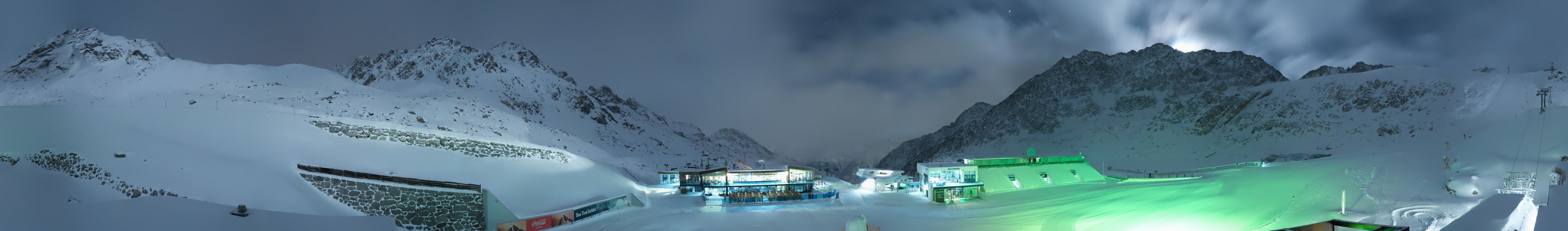 Archiv Foto Webcam Rettenbachgletscher Stadion