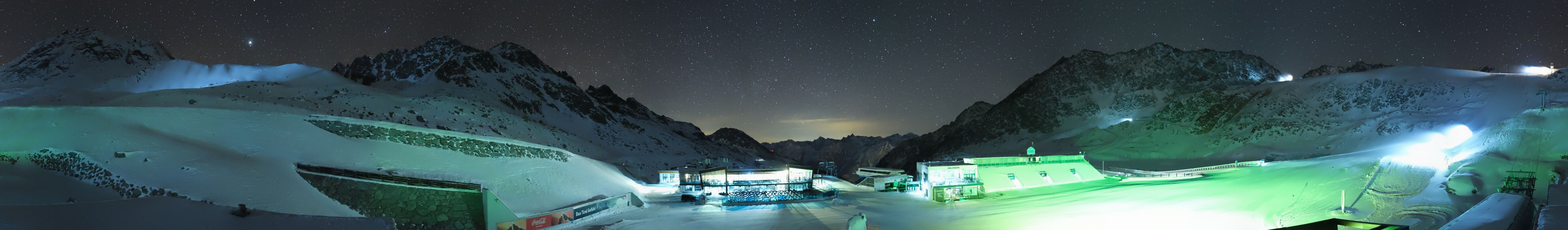 Archiv Foto Webcam Rettenbachgletscher Stadion