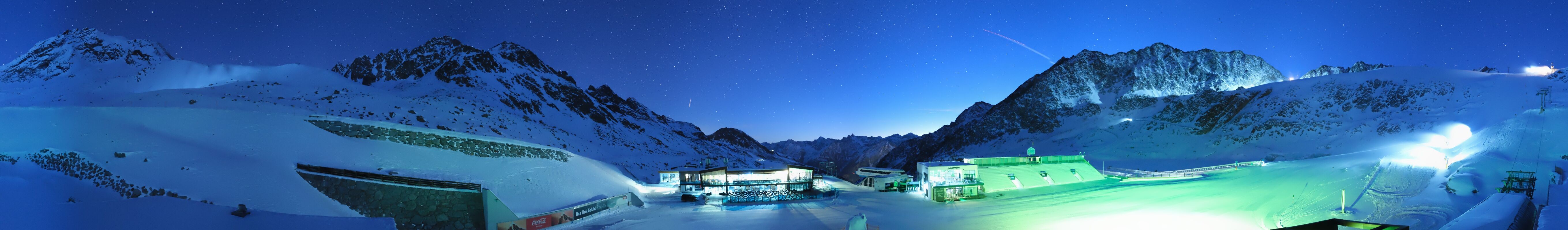 Archiv Foto Webcam Rettenbachgletscher Stadion