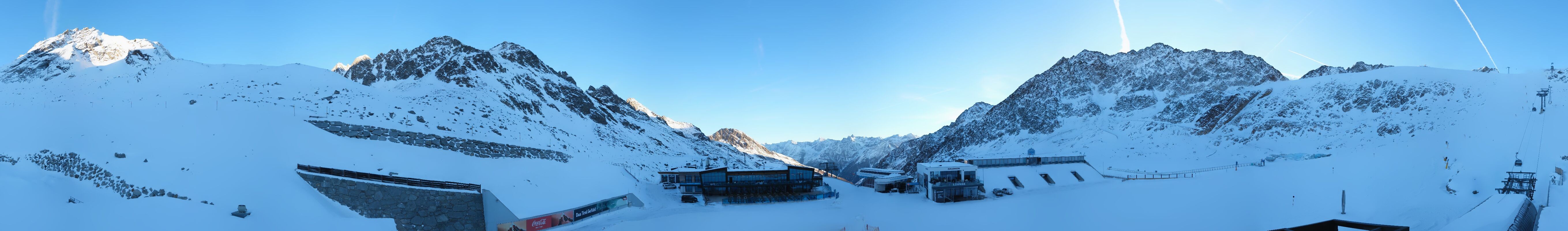 Archiv Foto Webcam Rettenbachgletscher Stadion