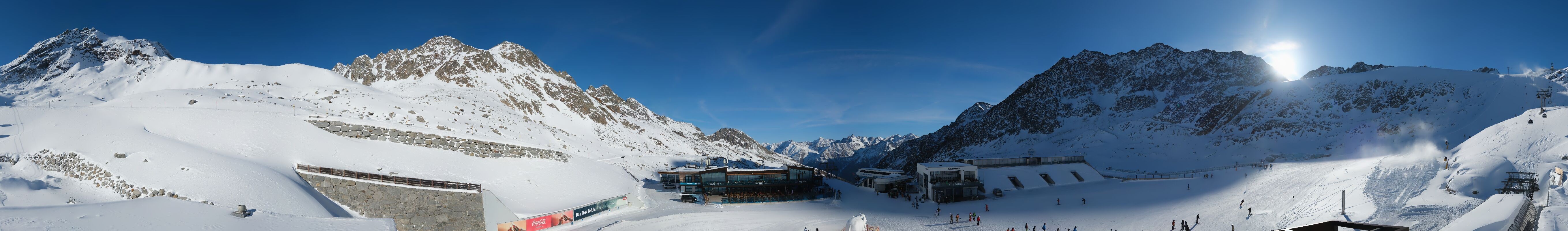 Archiv Foto Webcam Rettenbachgletscher Stadion