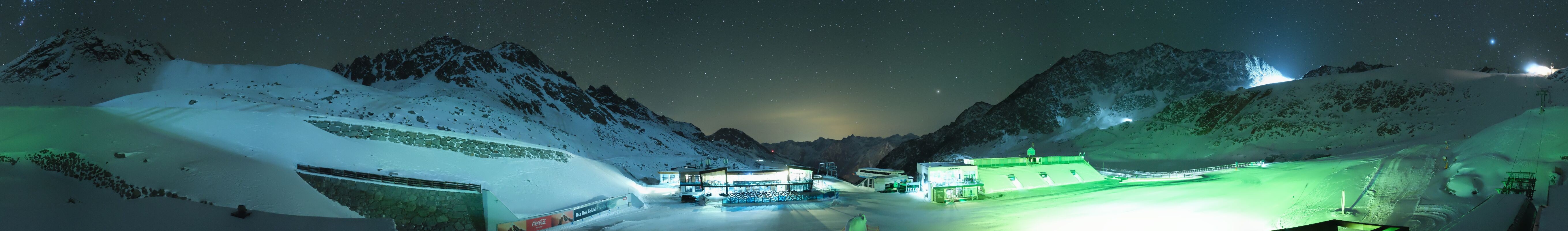 Archiv Foto Webcam Rettenbachgletscher Stadion