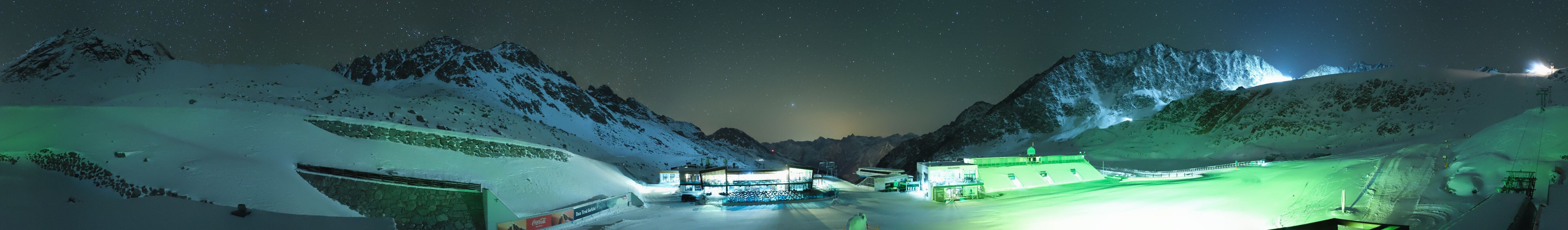 Archiv Foto Webcam Rettenbachgletscher Stadion